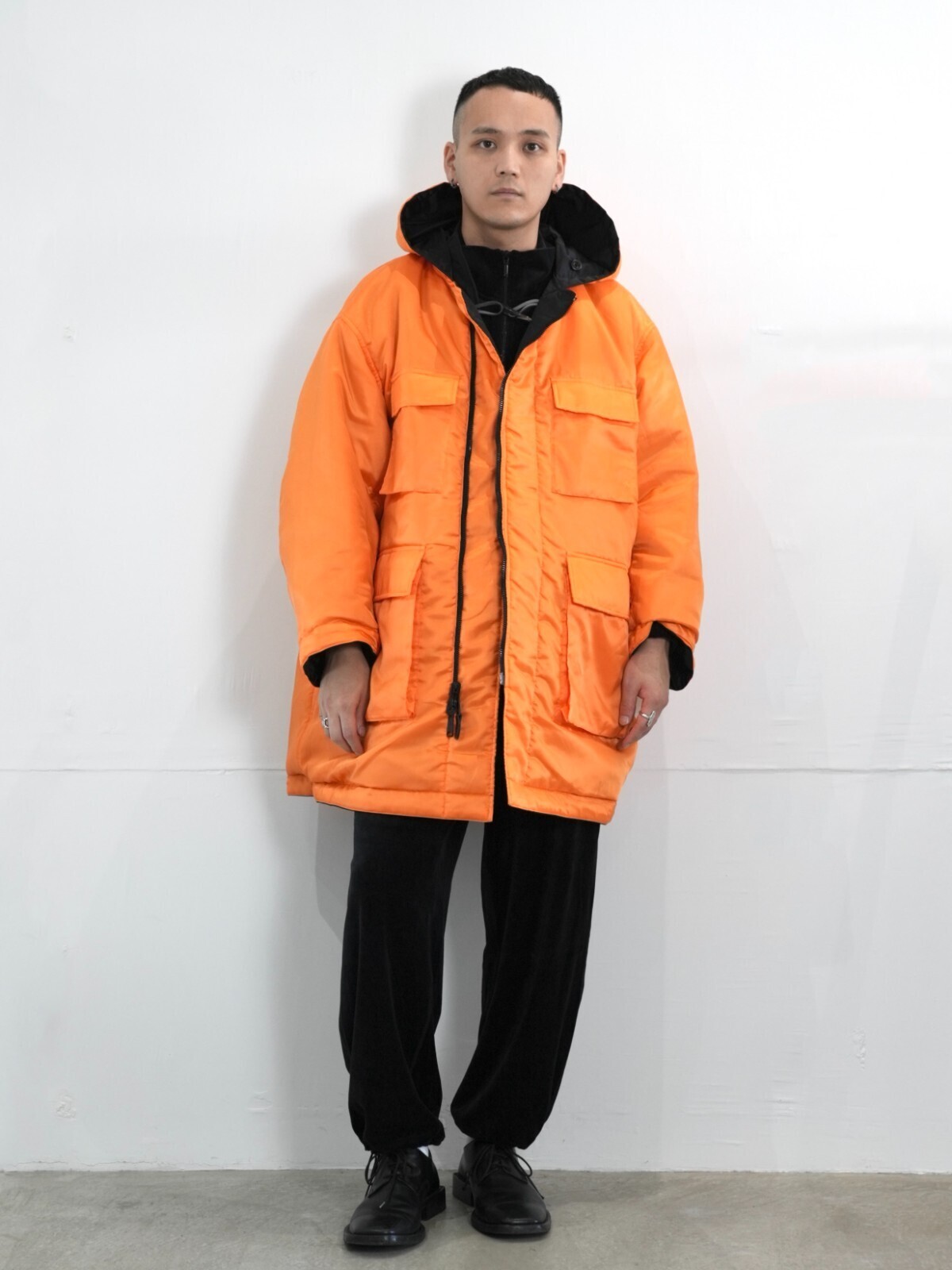 フライトナイロン リバーシブルダッフルコート - フレッシュサービス