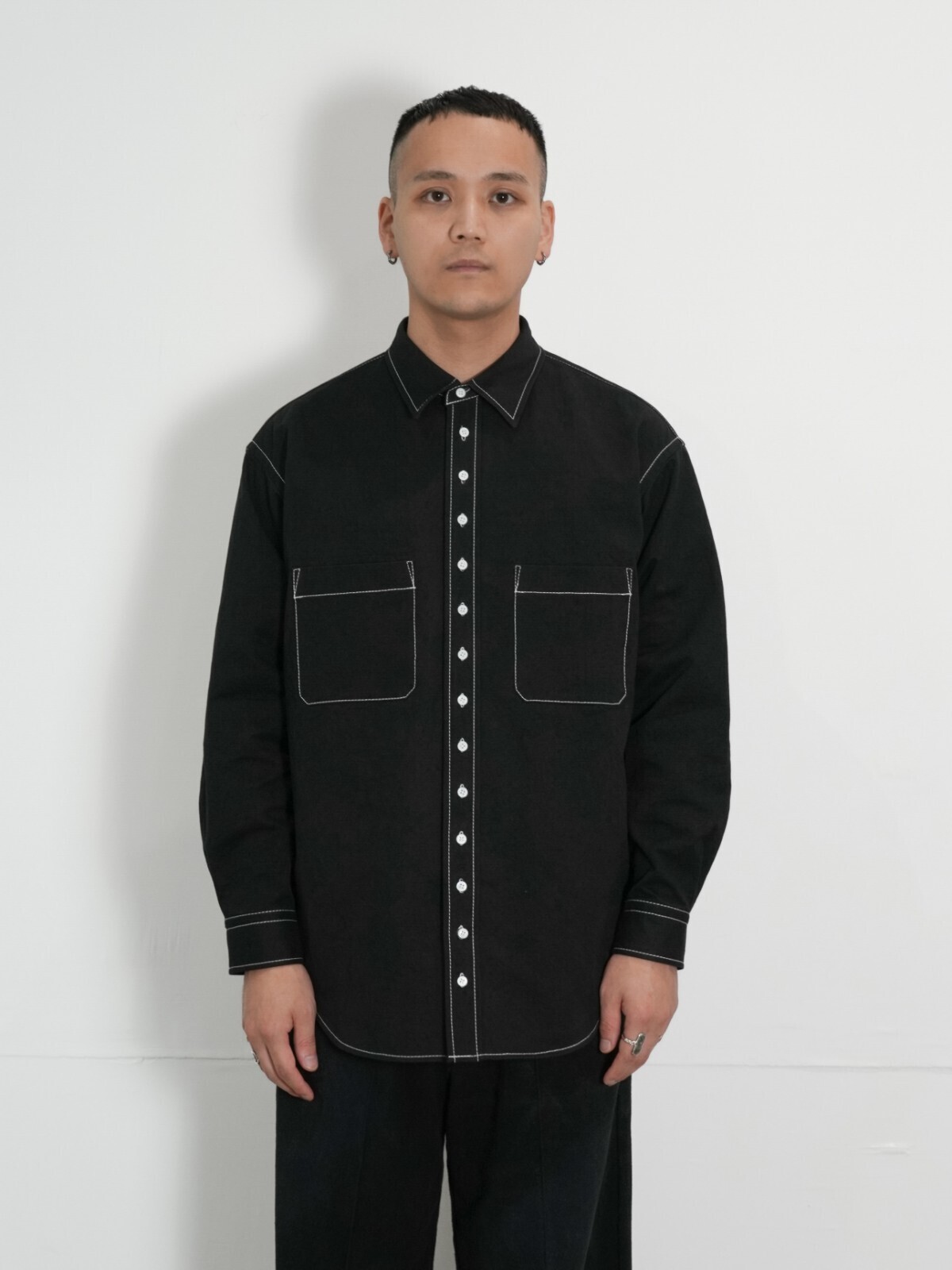 コントラストステッチシャツ - アクシス レディース & メンズ｜公式