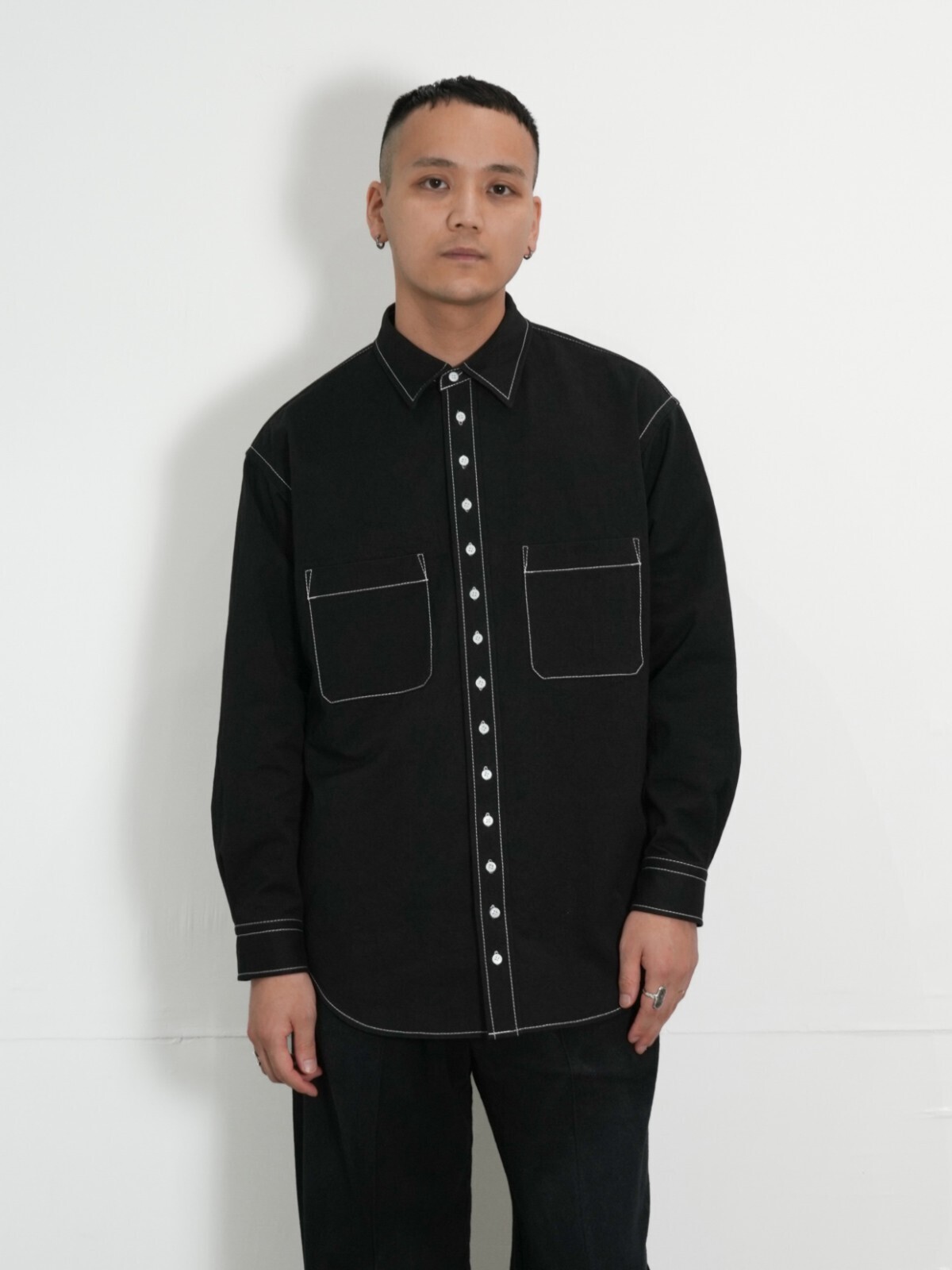 コントラストステッチシャツ - アクシス レディース & メンズ｜公式