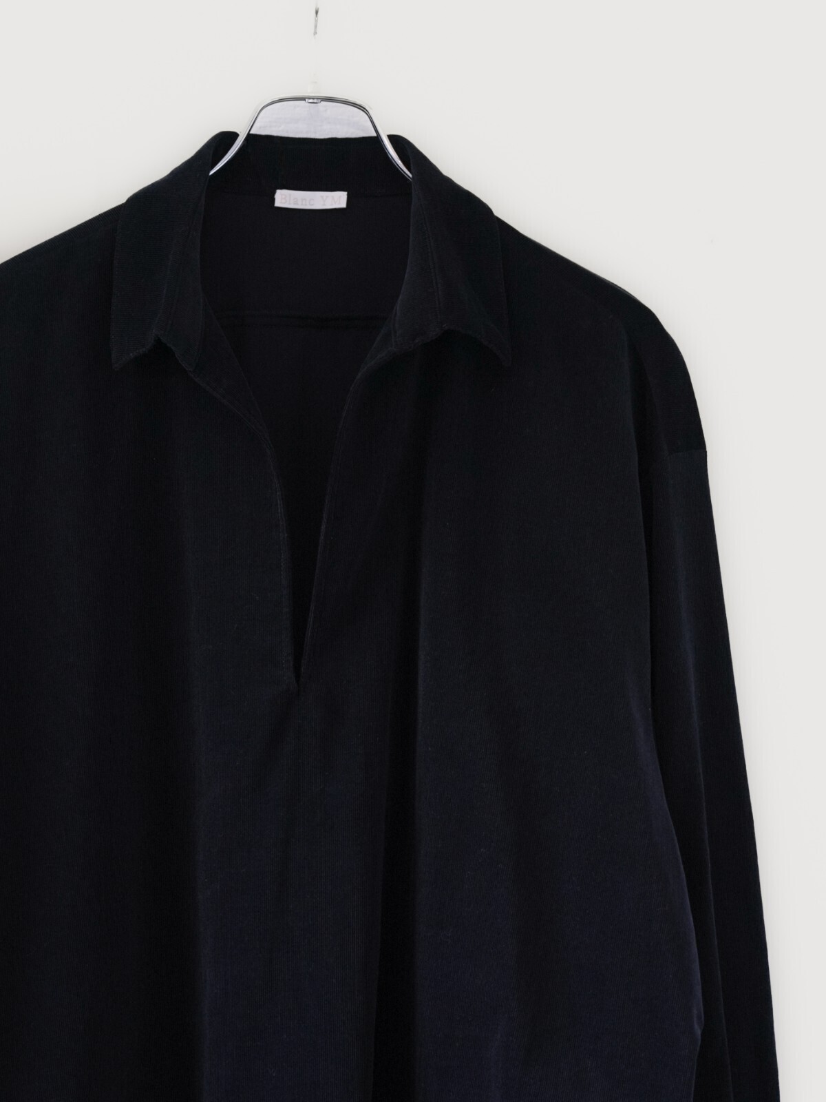 Summer Corduroy Skipper Shirt - Blanc YM WOMENS & MENS｜Official