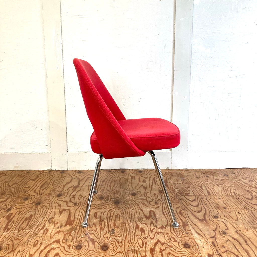 ノル / Knoll カンファレンス アームレスチェア 72チェア 赤 エーロ