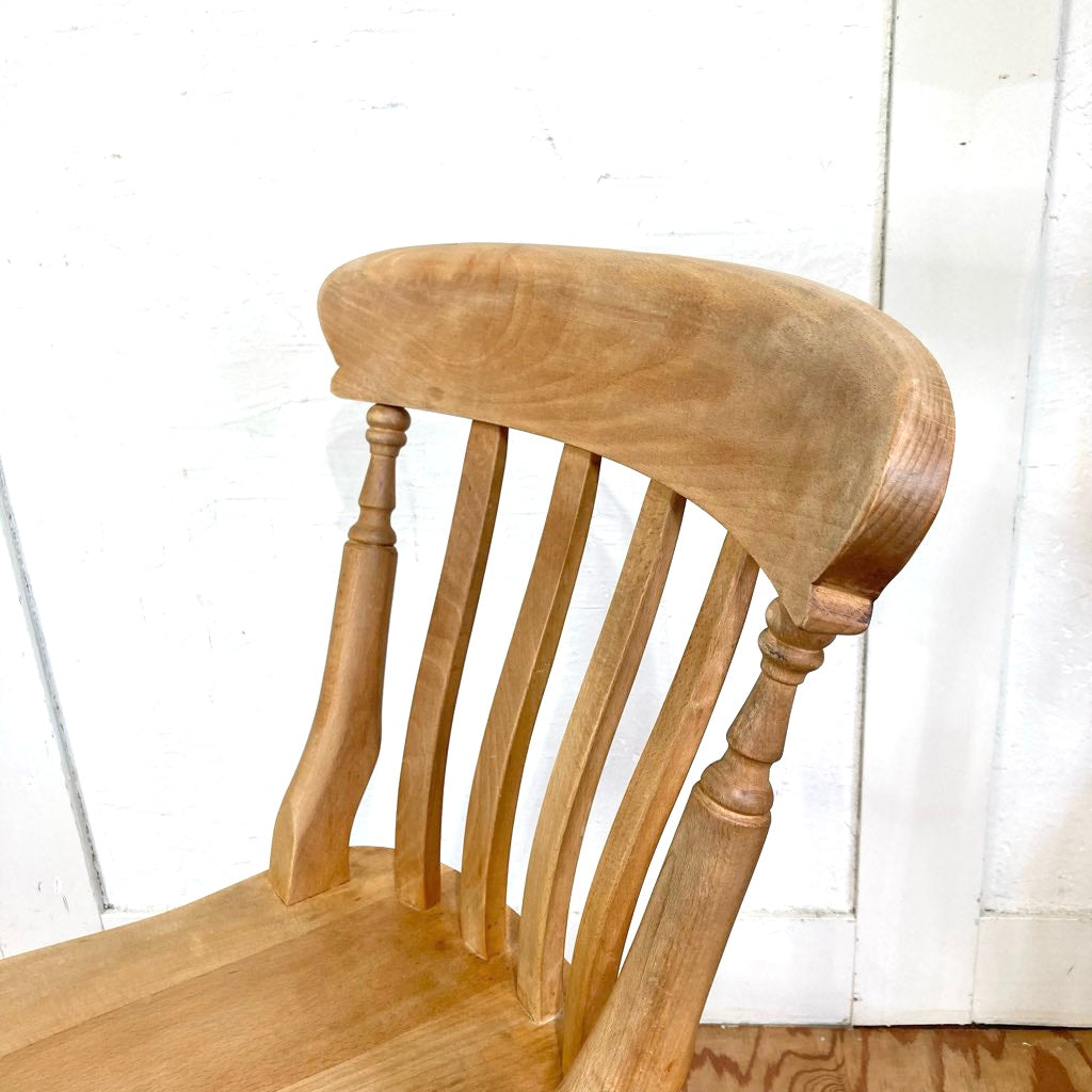 スラットバックチェア ウィンザーチェア ダイニングチェア ビーチ無垢