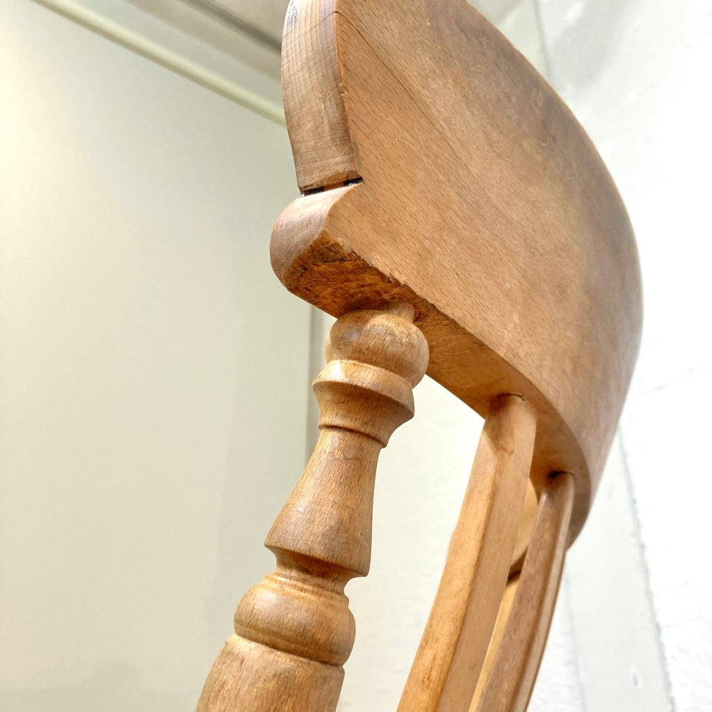 スラットバックチェア ウィンザーチェア ダイニングチェア ビーチ無垢