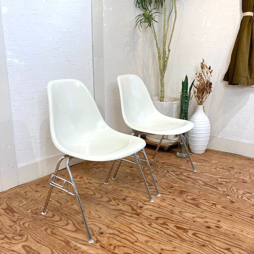 ハーマンミラー Herman Miller サイドシェルチェア ホワイト