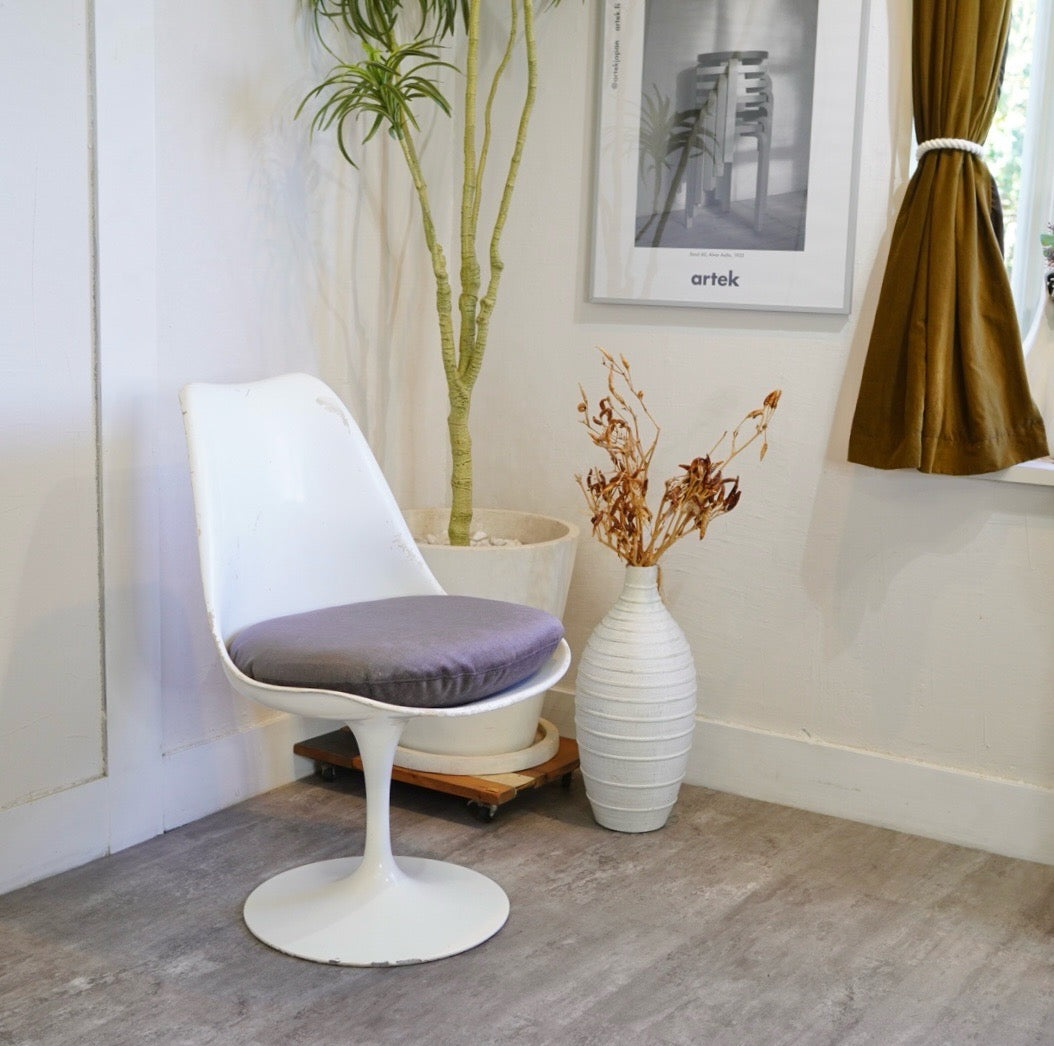 ノール / Knoll チューリップチェア グレー ダイニングチェア エーロ