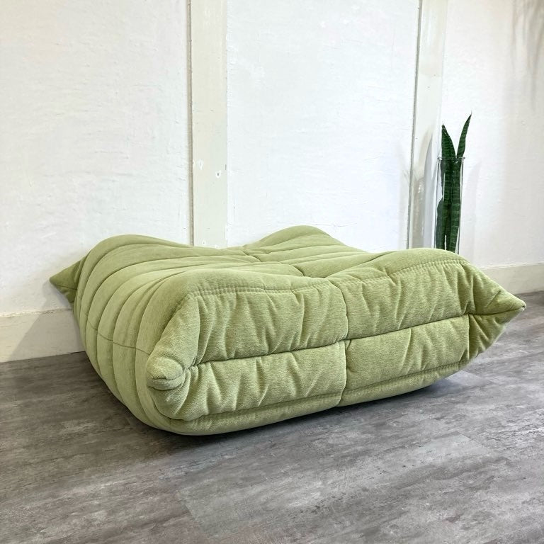 リーン・ロゼ / ligne roset トーゴ パフ オットマン グリーン 中古 床座