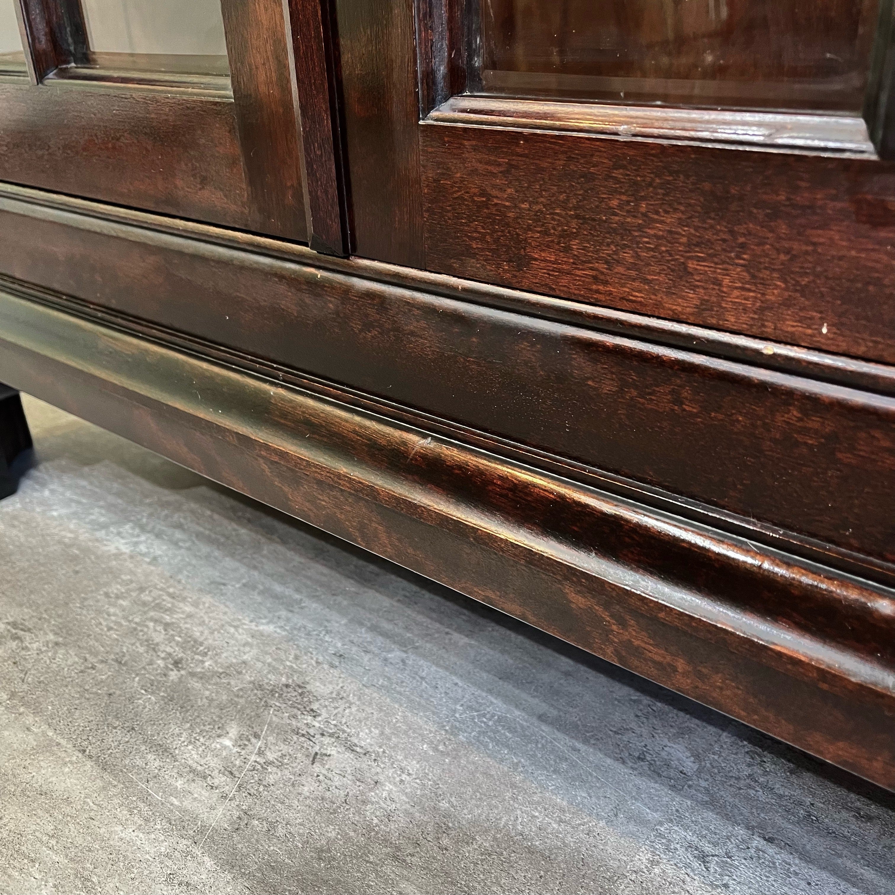 松本民芸家具 C型 書棚 食器棚 カップボード 中古 民芸家具 日本 漆