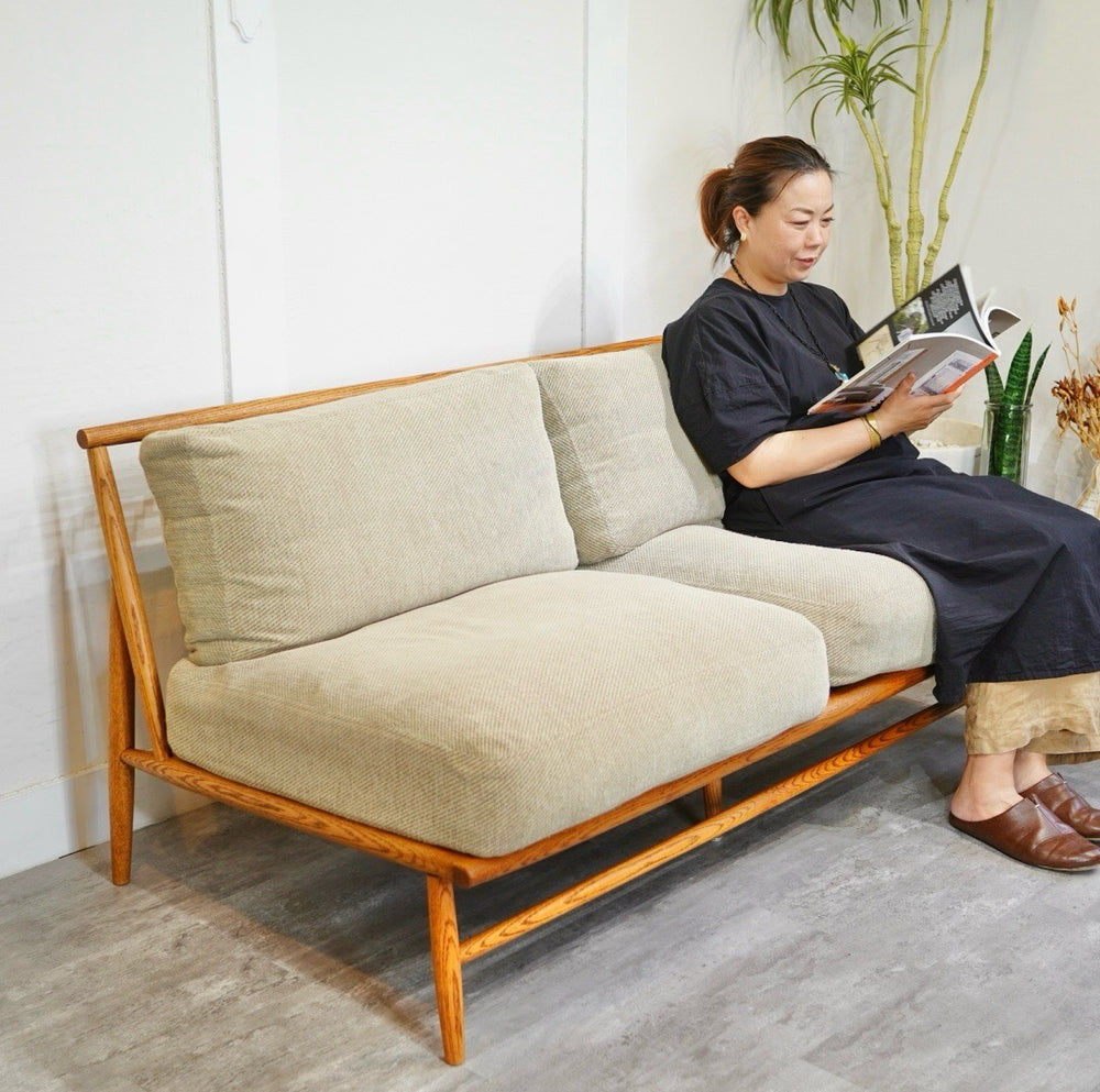 モモナチュラルクラウドソファ2P