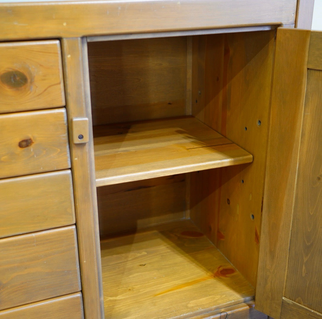 アンファン / enfant シェルフ カップボード オープン飾り棚 パイン材