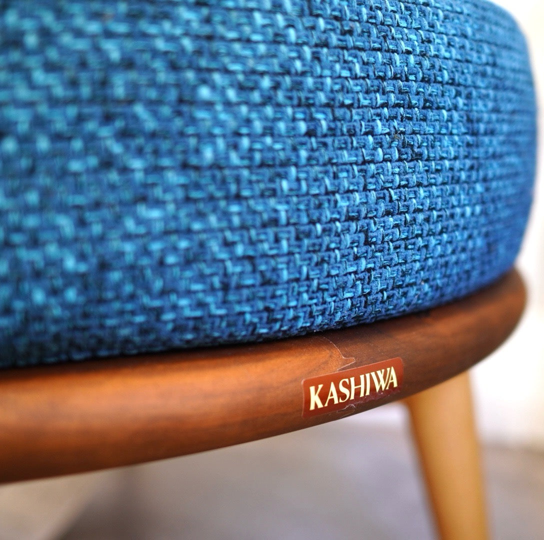柏木工 / KASHIWA シビル / CIVIL スツール オットマン 中古 ブルー