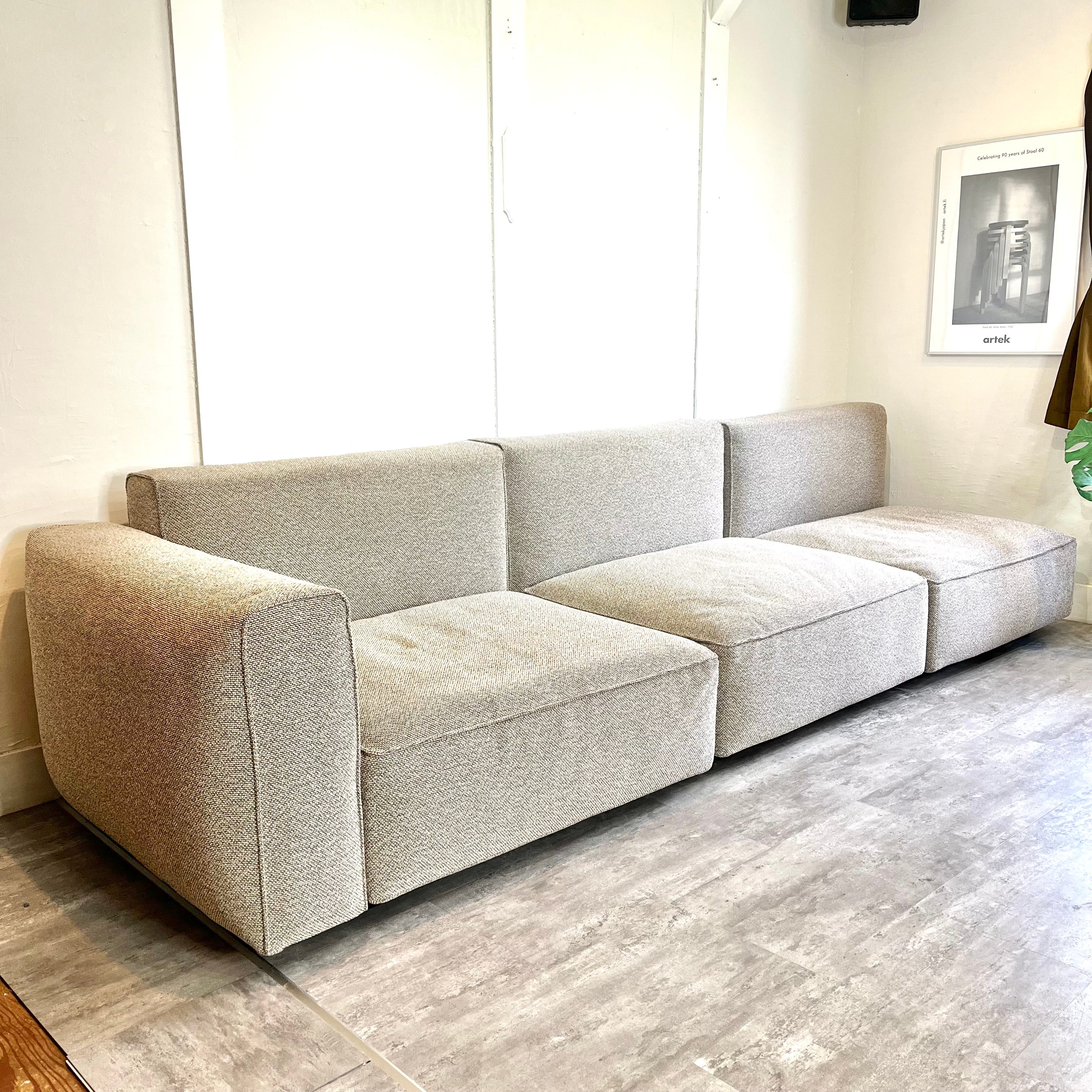 アルフレックス / arflex オムニオ / OMNIO 3人掛けソファ ハイタイプ