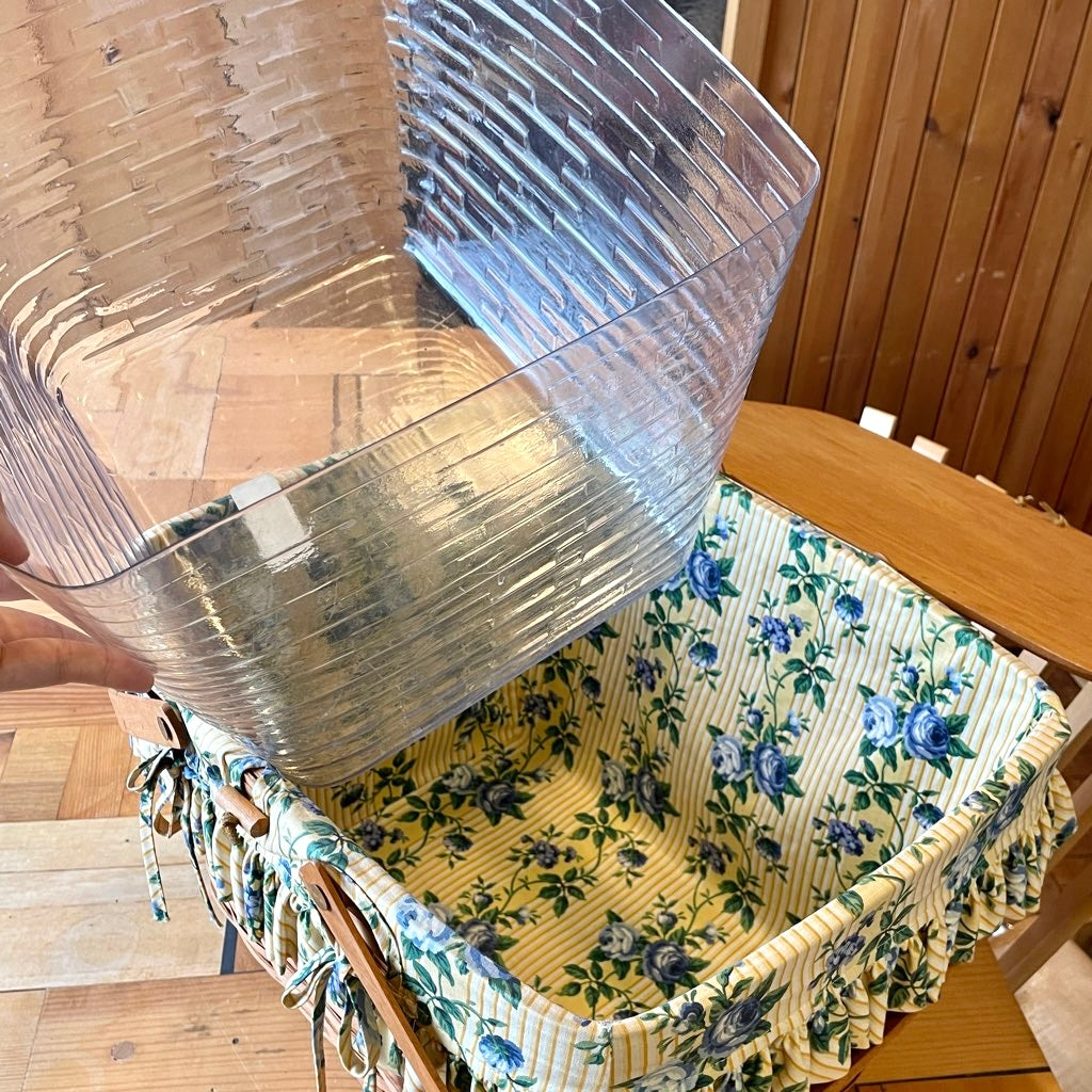 ロンガバーガー/Longaberger バスケット大【4】蓋付きかご カントリー