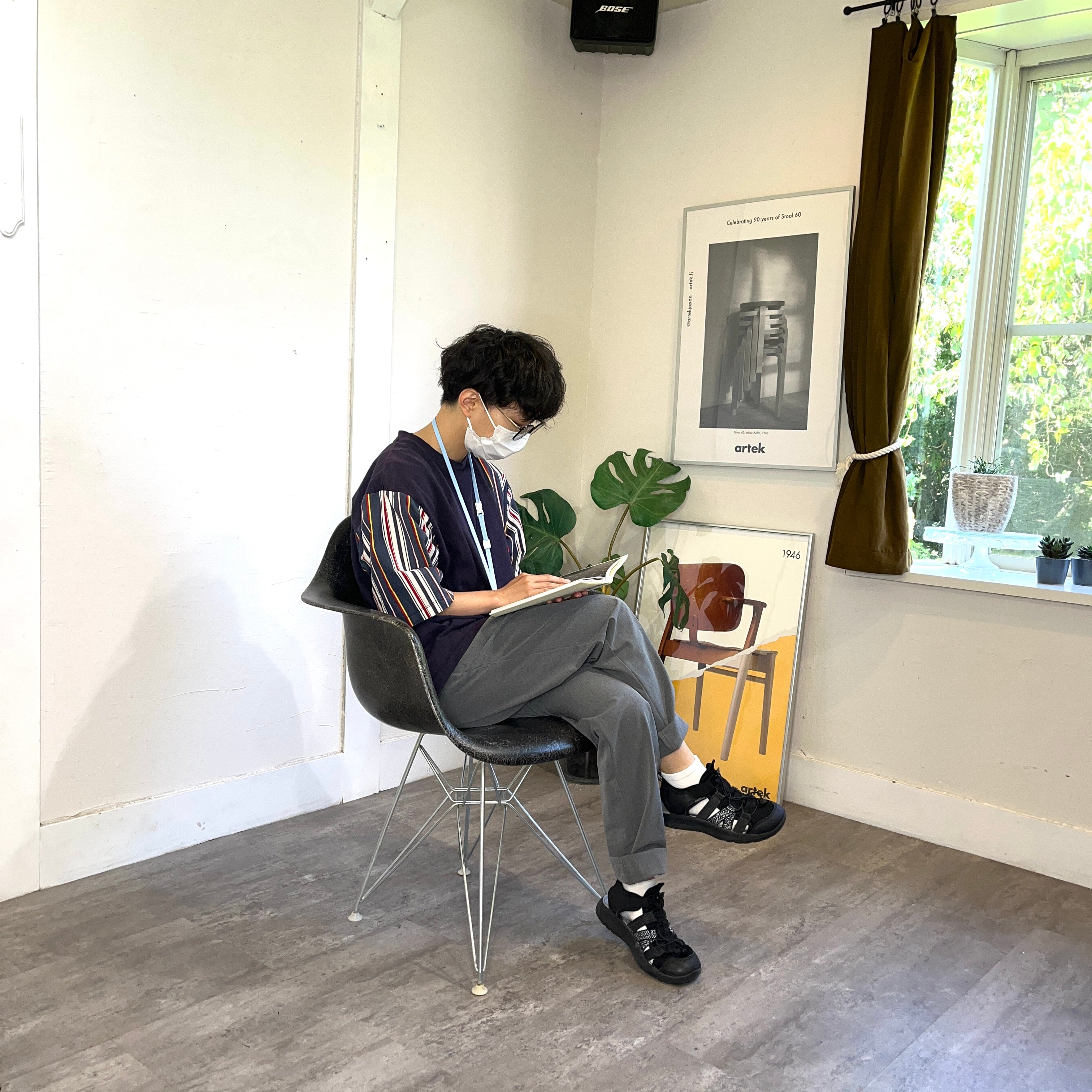 ハーマンミラー / Herman Miller アームシェルチェア エッフェルベース