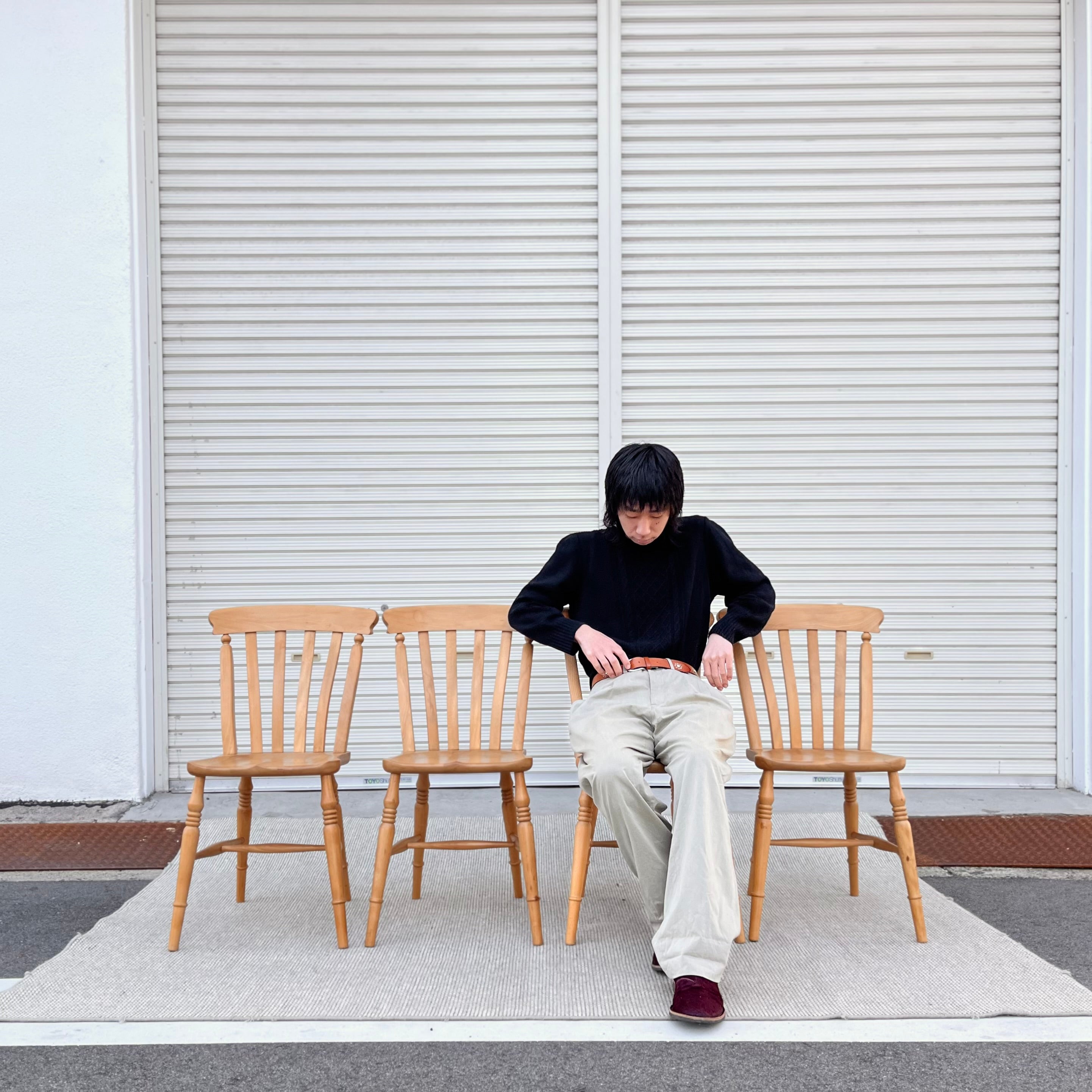 ザ・ペニーワイズ / THE PENNY WISE スラットバックチェア ダイニング