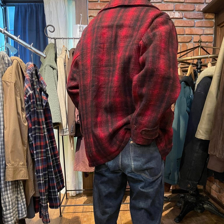 古着】 60-70s ウールリッチ/WOOLRICH ハンティングジャケット 赤