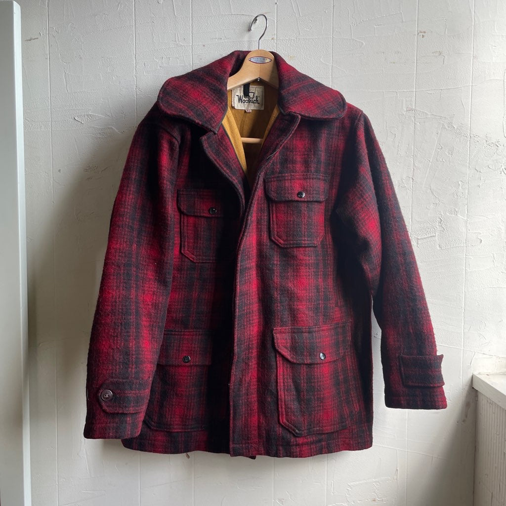 古着】 60-70s ウールリッチ/WOOLRICH ハンティングジャケット 赤