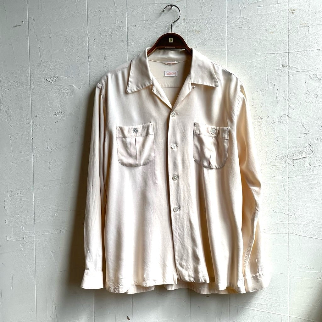 古着】60s holbrook レーヨンシャツ メンズ ヴィンテージ 安い 中古 美品