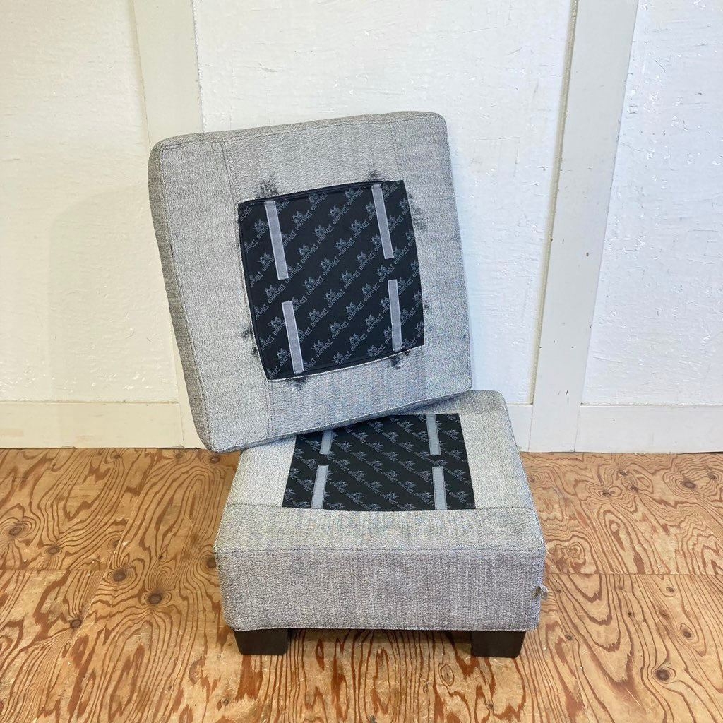 アイラーセン / eilersen ストックホルム オットマン 中古 グレー