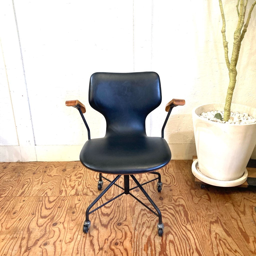 天童木工 / Tendo アームチェア デスクチェア 剣持勇 チーク