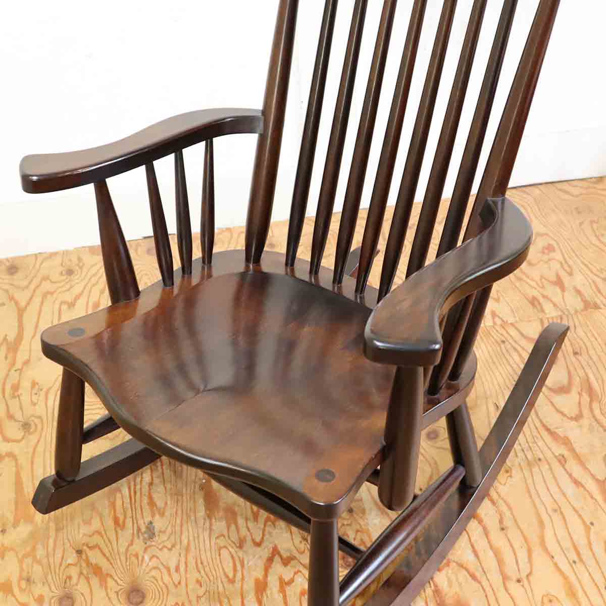 松本民芸家具 J型 ロッキングチェア 民芸家具 和モダン 中古