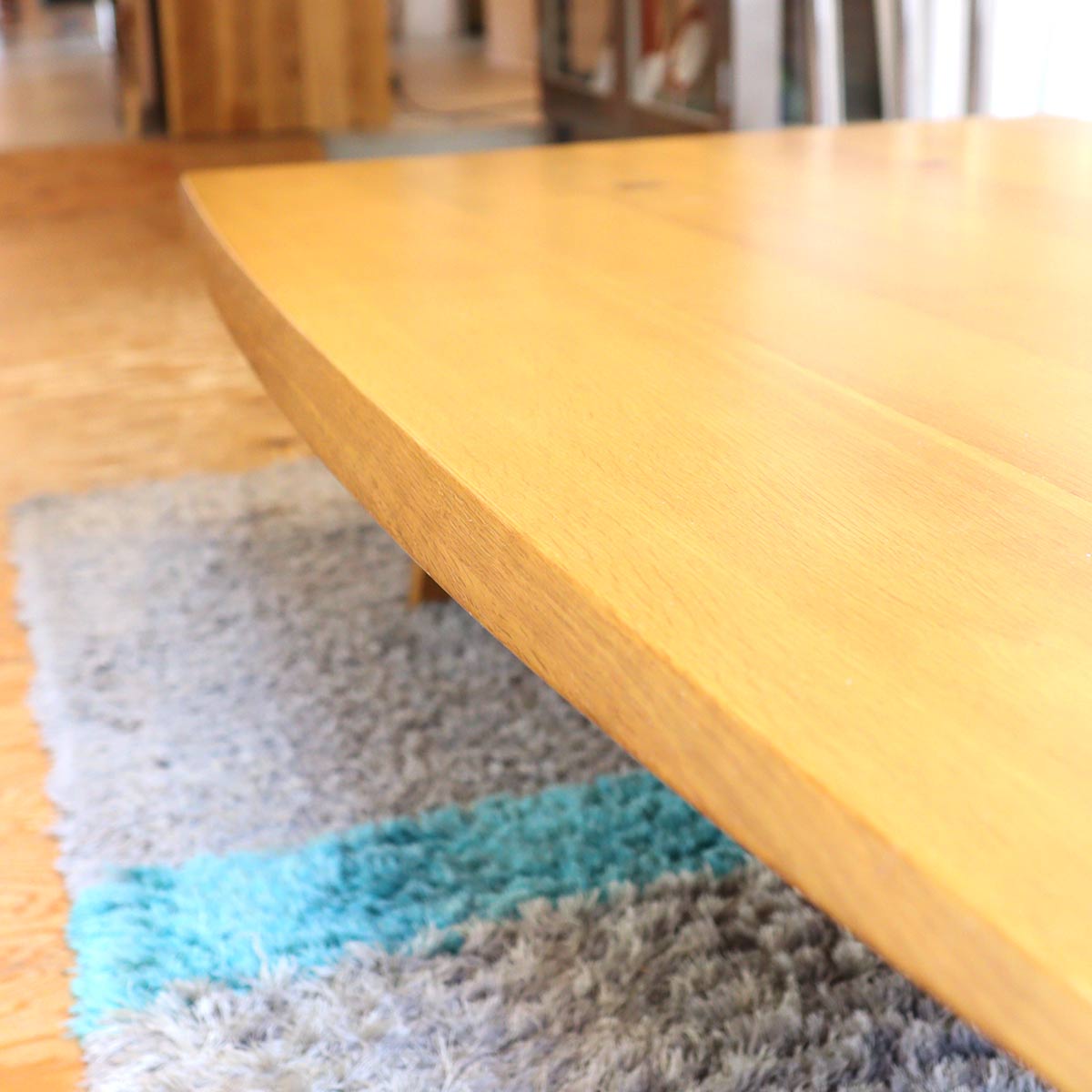 飛騨産業 円空シリーズ 2本脚座卓 SE-346WP ローテーブル 佐々木 敏光