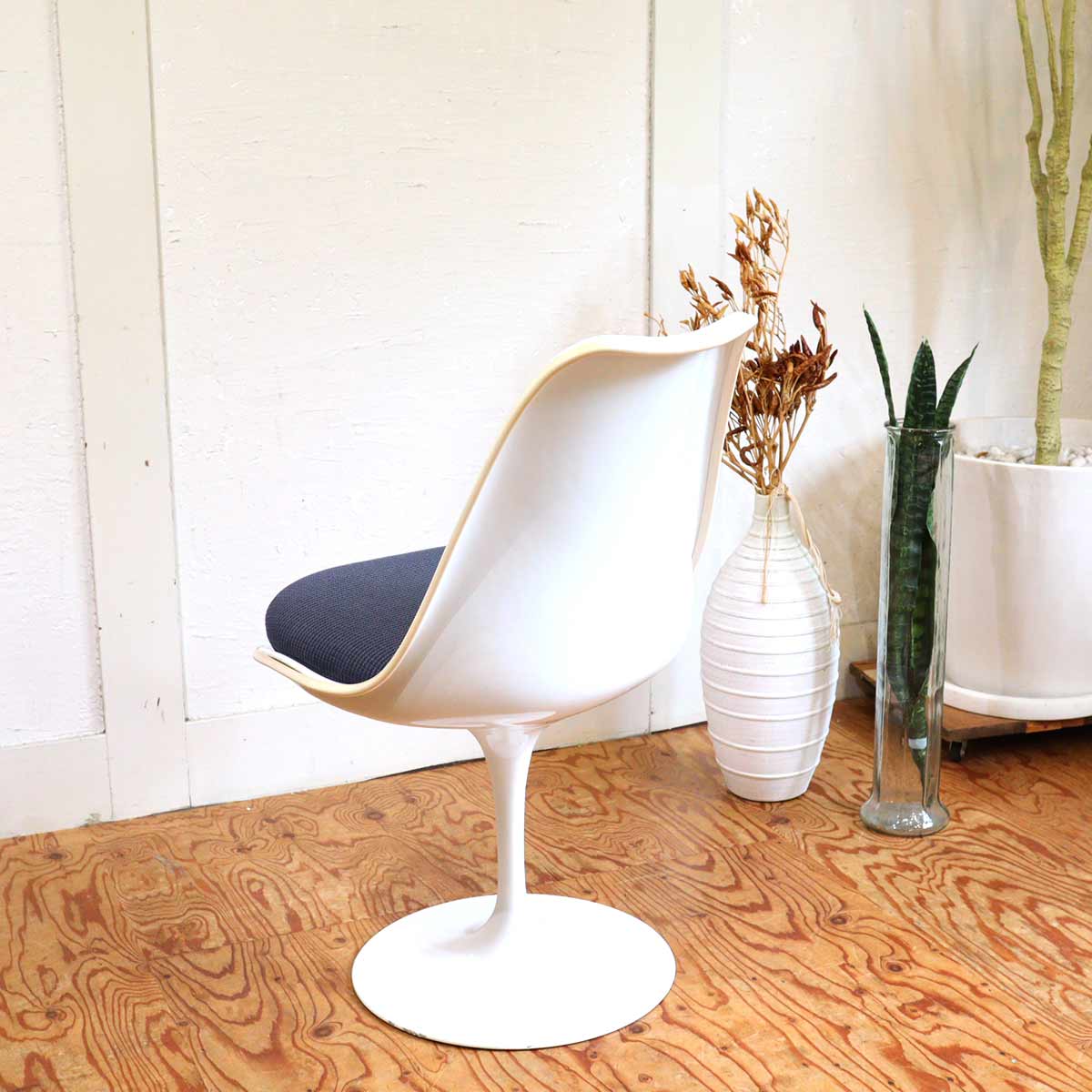 ノール / Knoll チューリップチェア ブルー ダイニングチェア エーロ