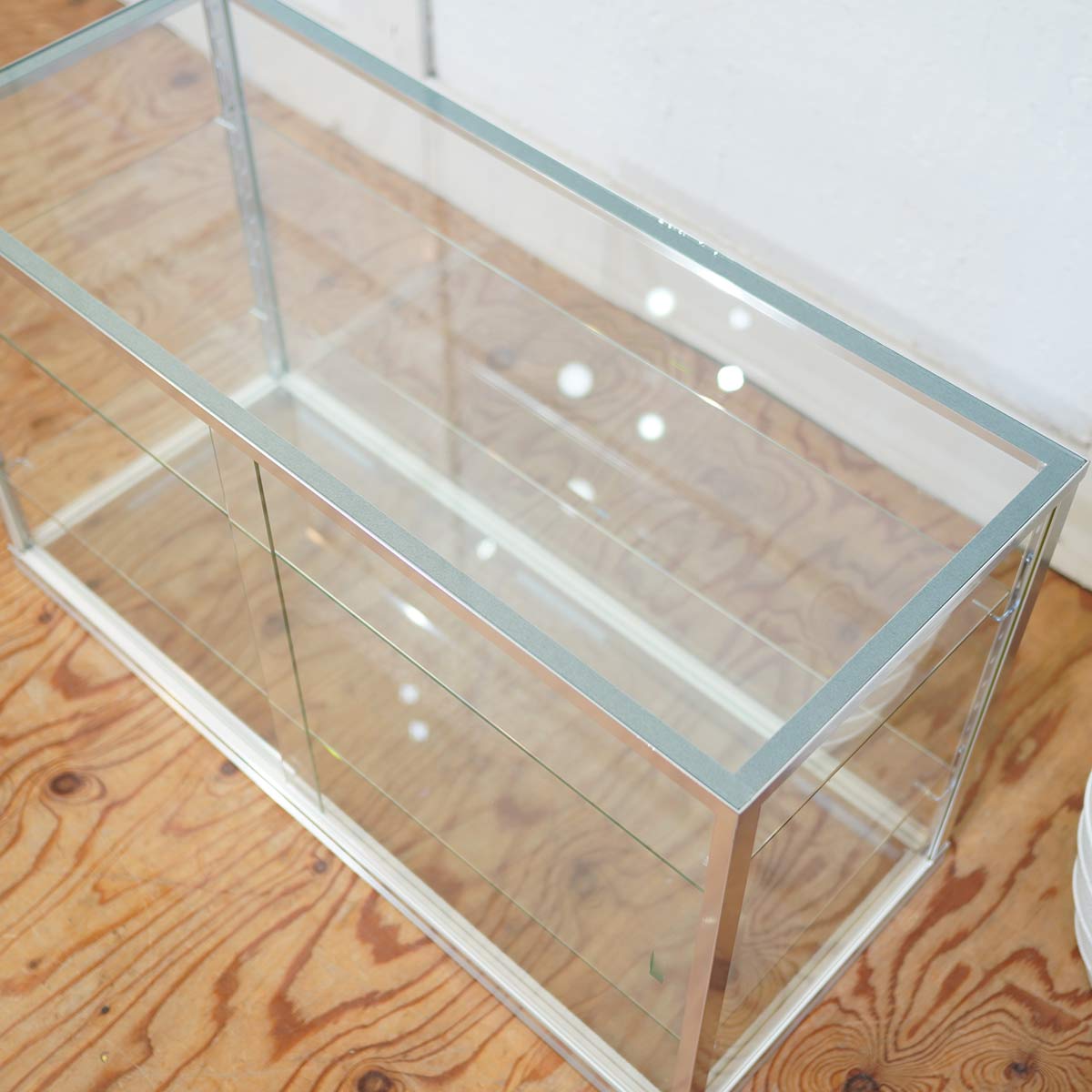 ガラスショーケース アルミフレーム ディスプレイケース コレクション