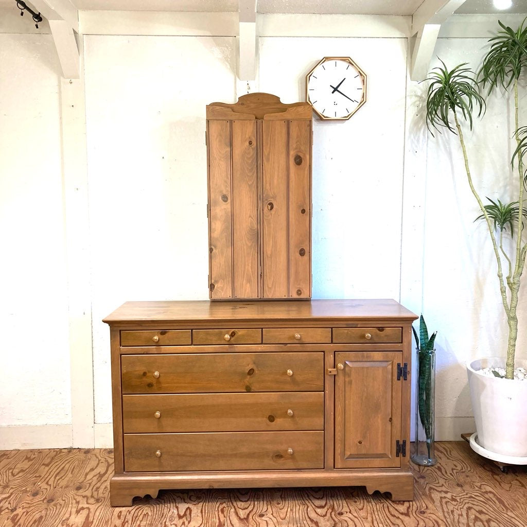 アンファン / enfant ドレッサー チェスト ミラー パイン材 カントリー