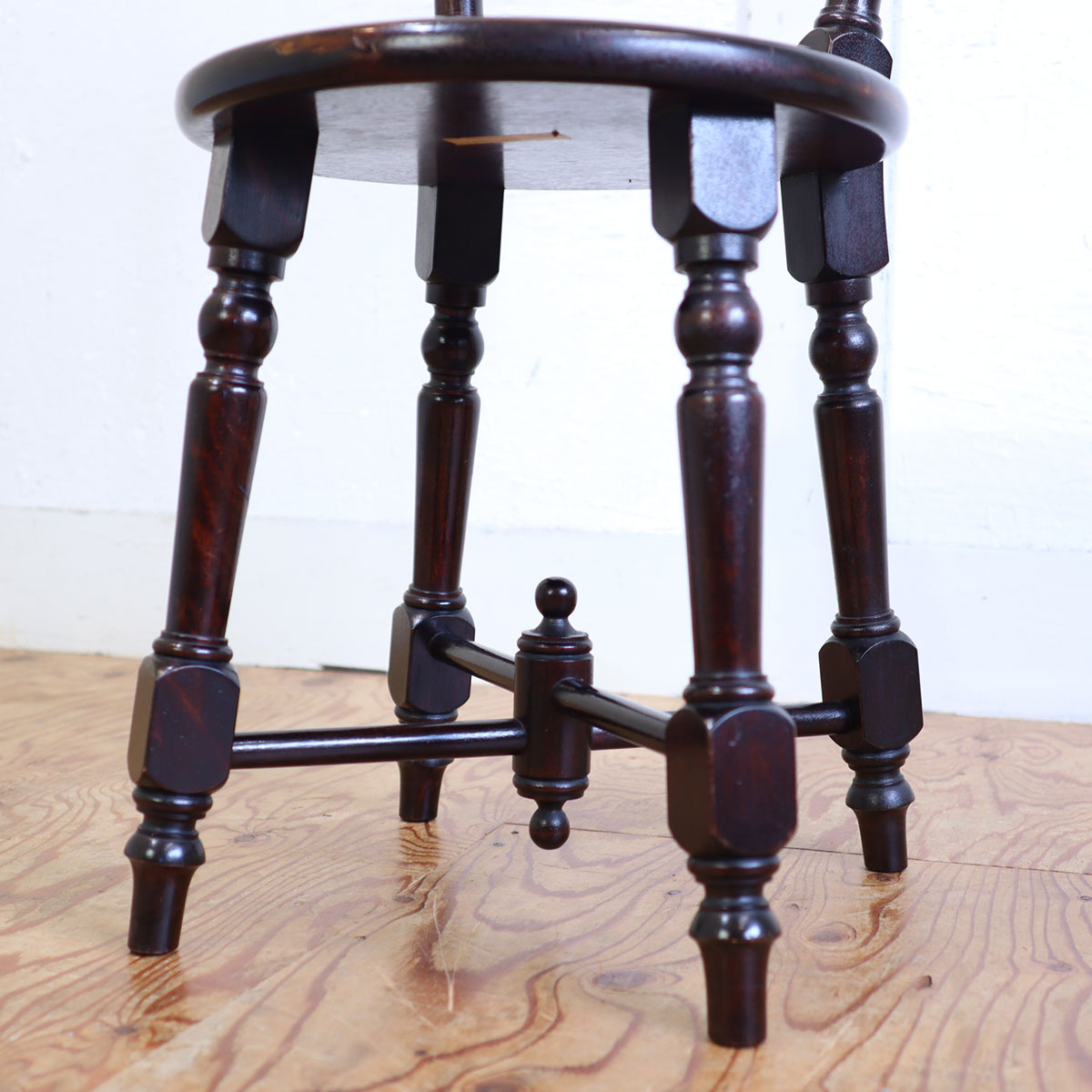 松本民芸家具 南京小椅子 スツール チェア 【2】 中古 民藝 小さい 木