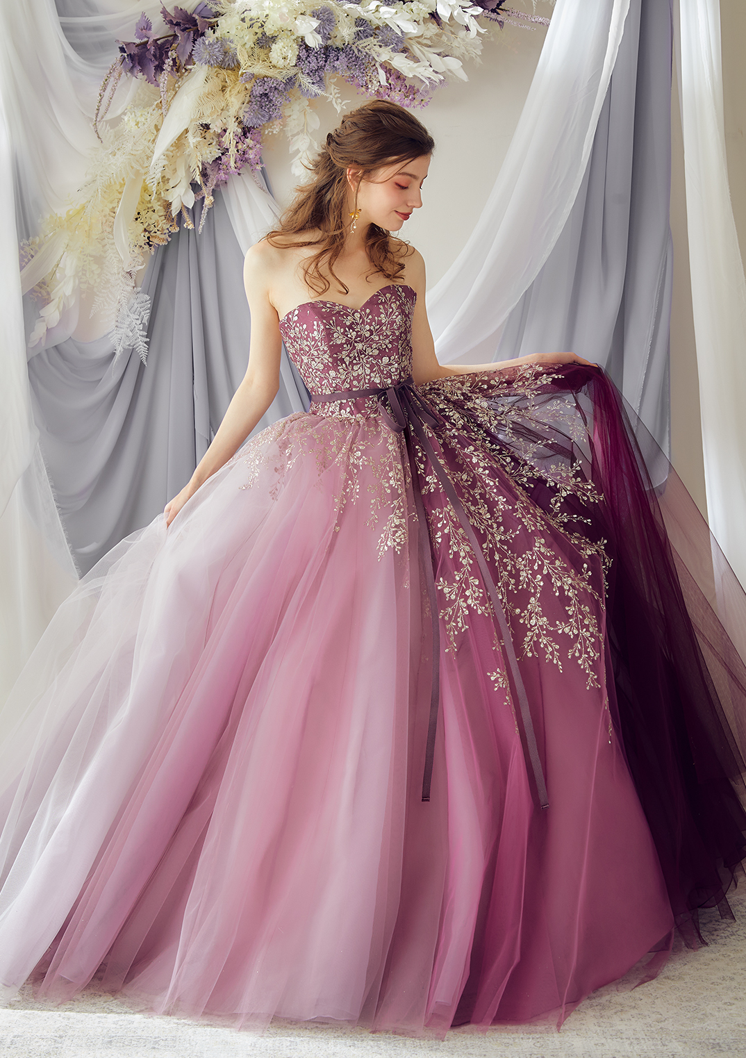 Lulu felice ルル・フェリーチェ LU-0128Pu｜愛ロイヤルウエディング