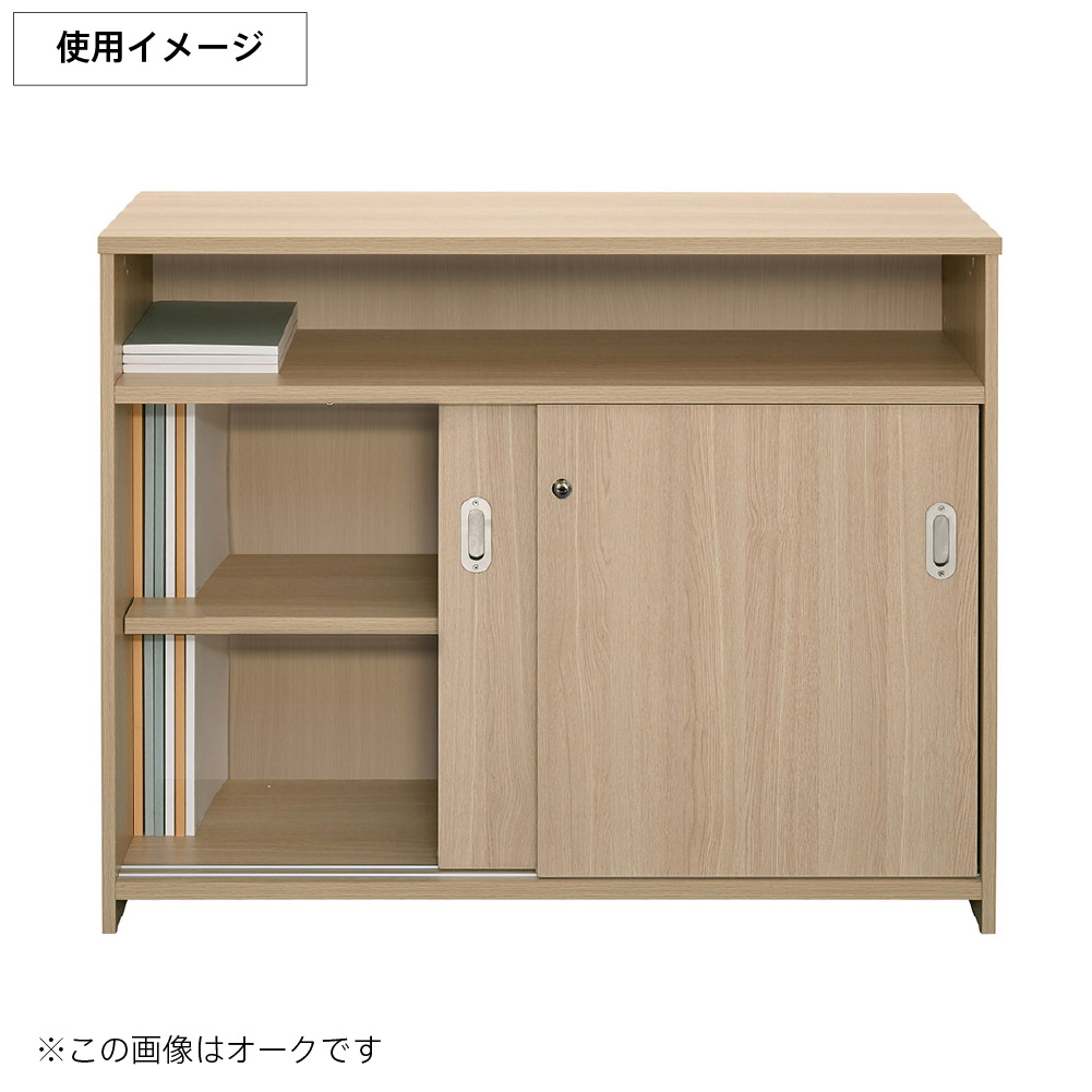 テンポ ハイカウンター書庫型 W1200×D394 ナチュラル RFTHC-SH1239NA