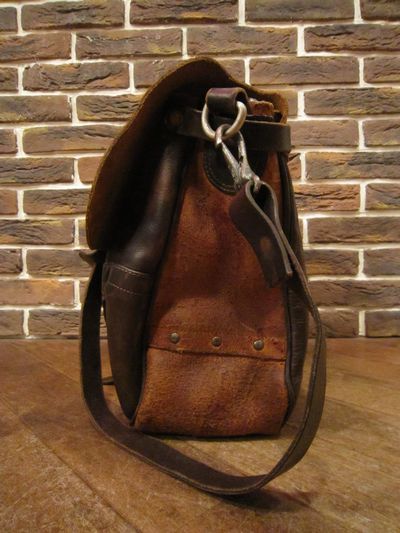 RRL等の通販サイト【RHYTHM】RRL(ダブルアールエル) LEATHER MAIL BAG