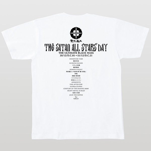 聖飢魔II『THE ULTIMATE BLACK MASS』ヴィデオ黒ミサTシャツ