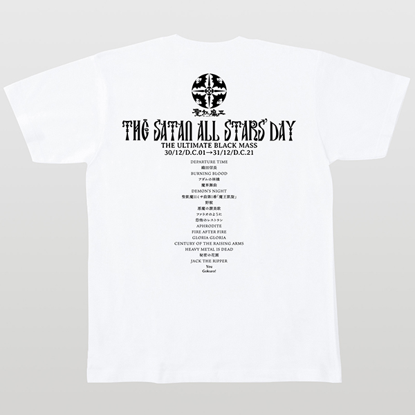 聖飢魔II『THE ULTIMATE BLACK MASS』ヴィデオ黒ミサTシャツ