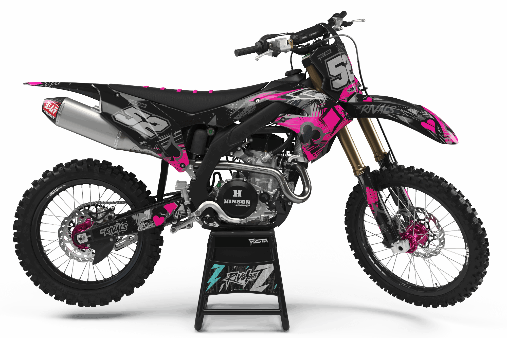 KAWASAKI 'ANARCHY PINK' KIT | Rival Ink Design Co