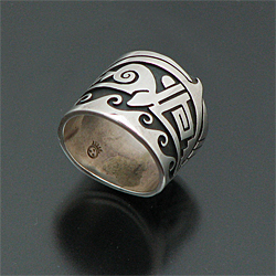 ホピ族 Berra Tawahongva/ベラ・タワホングヴァ ドルフィンモチーフ