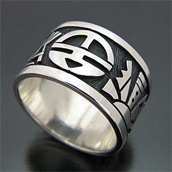 HOPI/ホピ族 Alvin Taylor/アルビン・テイラー サンフェイスモチーフ