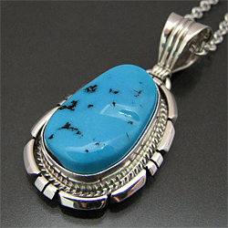 ナバホ族 Ted Etsitty スリーピングビューティー ターコイズ