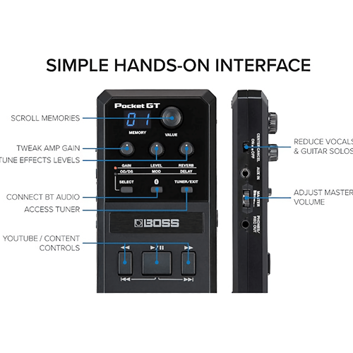 Riverton Music - BOSS POCKET GT - Pocket Effects Processor