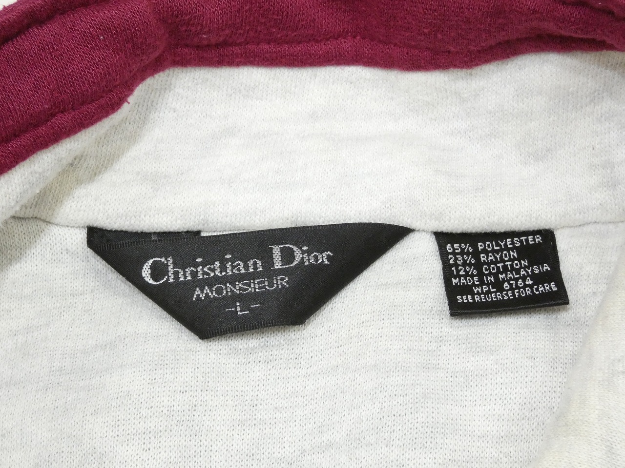 80s 90s Christian Dior MONSIEUR CRAZY PATTERN SWEAT BLOUSON SWING