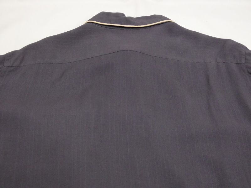 50s Palm Springs by ELTON GRAY PINK PULLOVER RAYON BOX SHIRT - RICUR