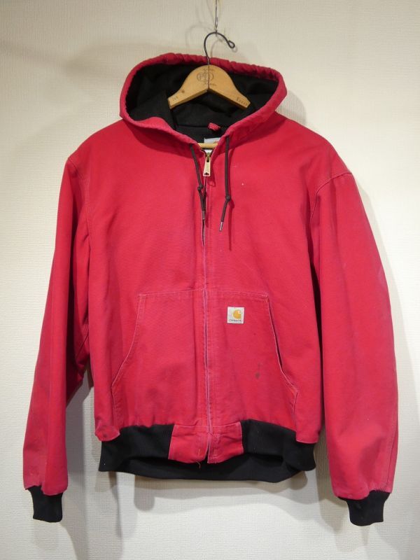 90s Carhartt RED DUCK ACTIVE JACKET - RICUR
