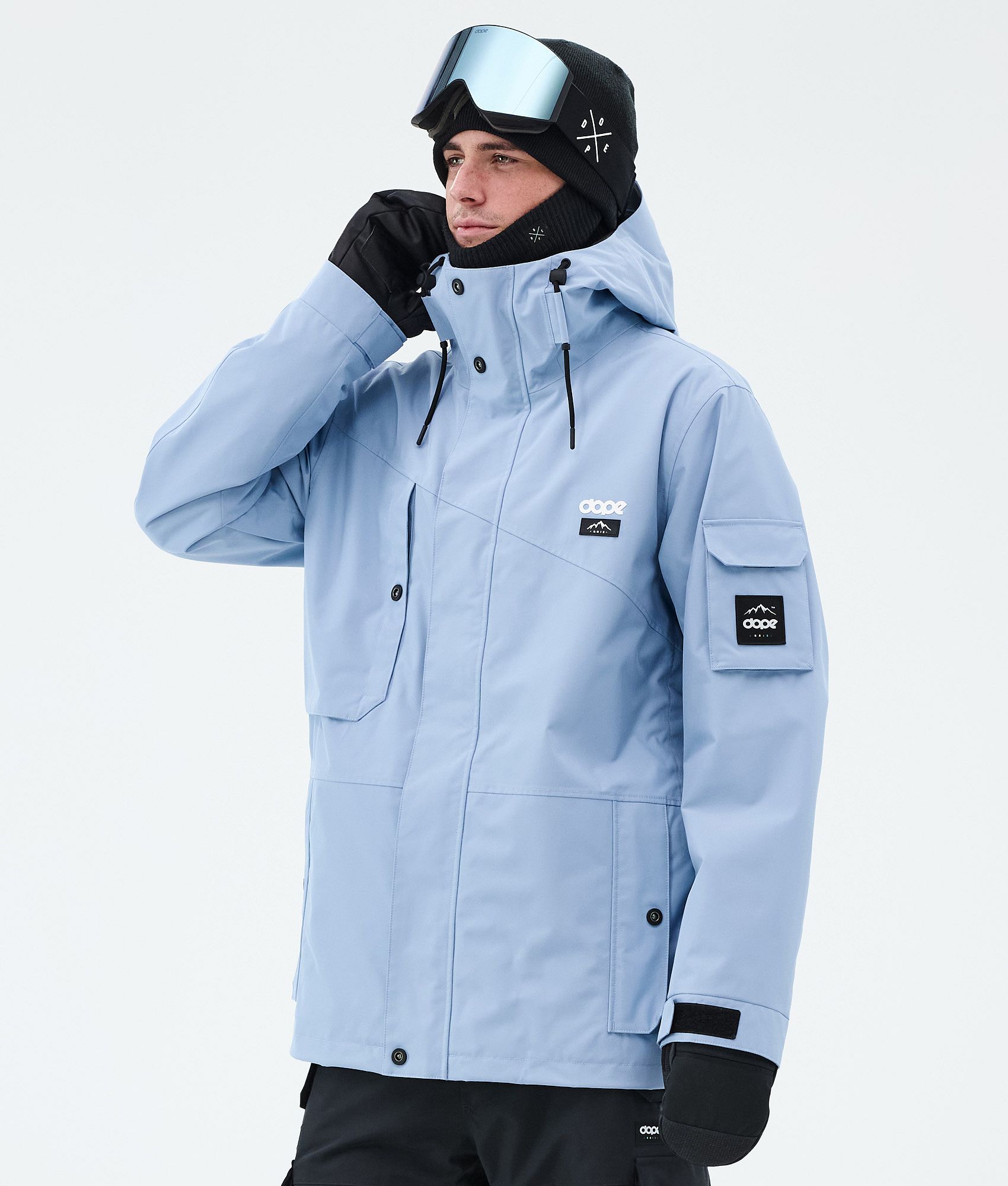 Dope Adept Snowboard Jacket Men Light Blue | Ridestore.com