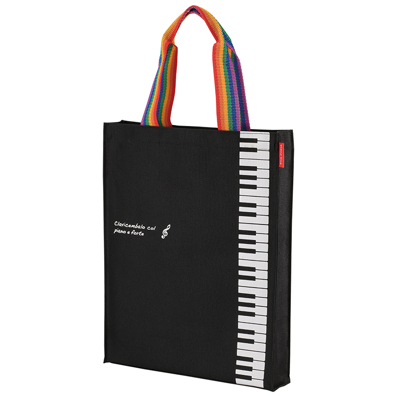 完売】ピアノライン 縦型トート（レインボー）｜バッグ｜在庫対応