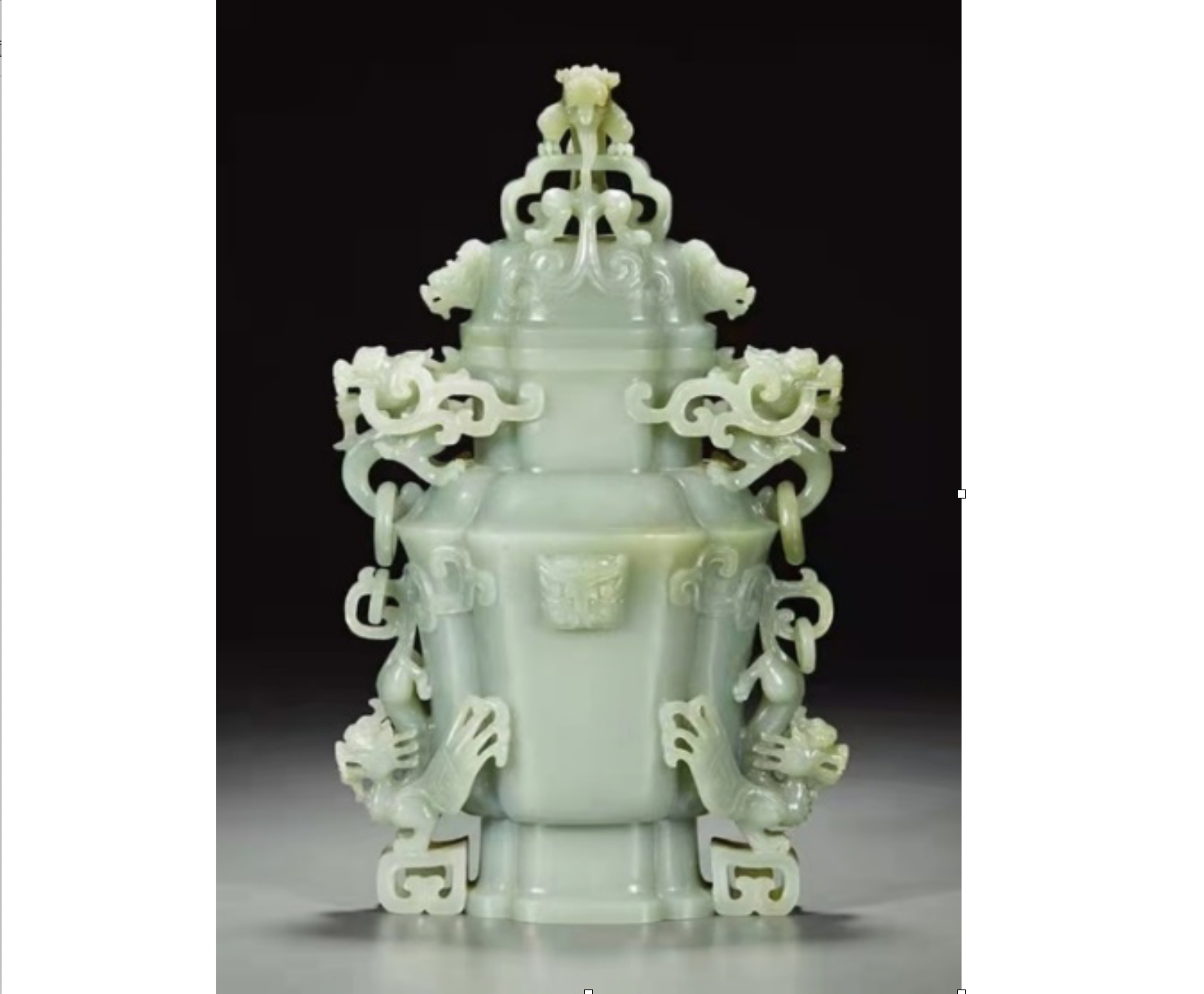 中国玉雕仿古器皿与加碧渊源