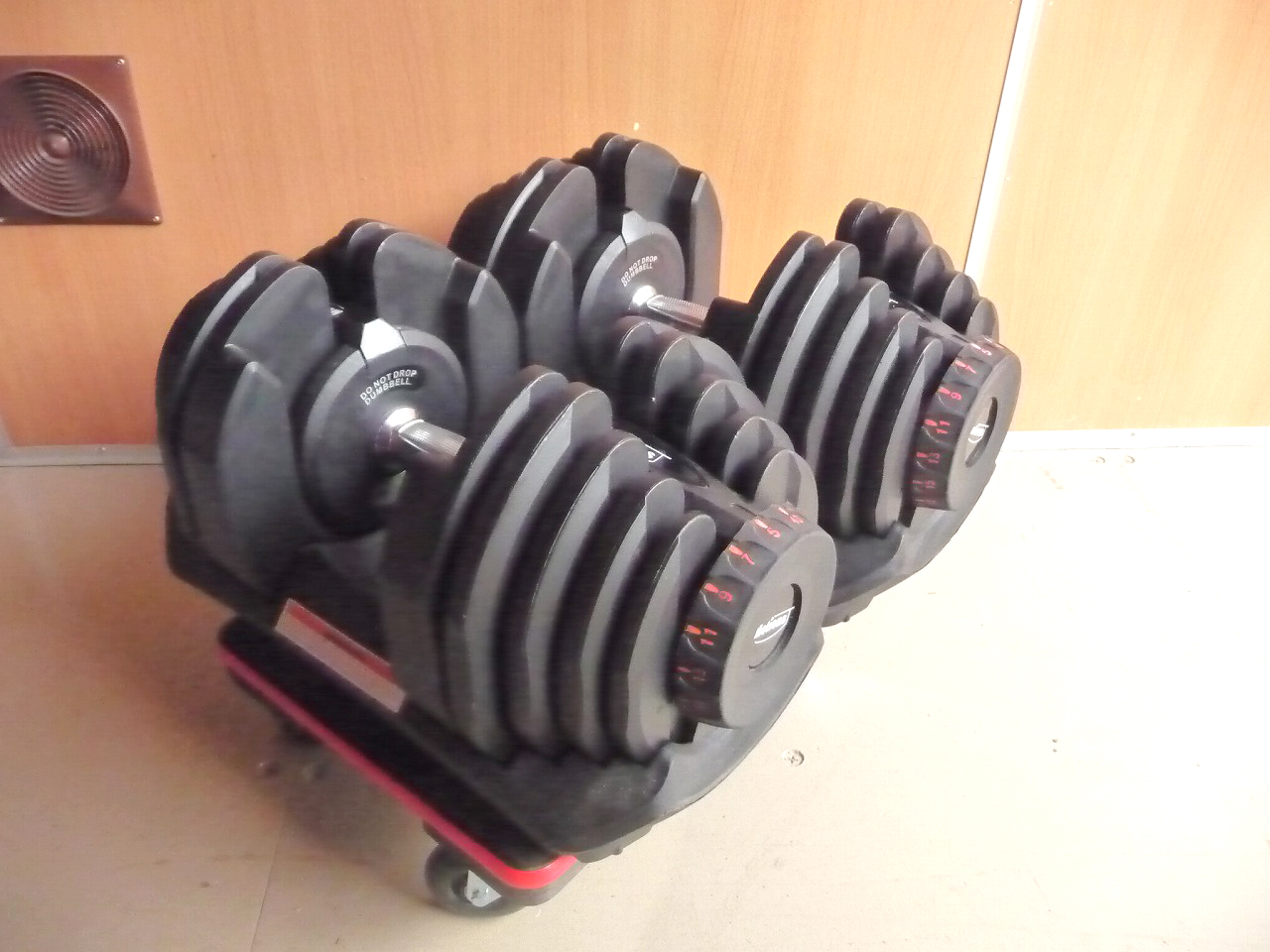 motionsの可変式ダンベル40kg 2個のセット