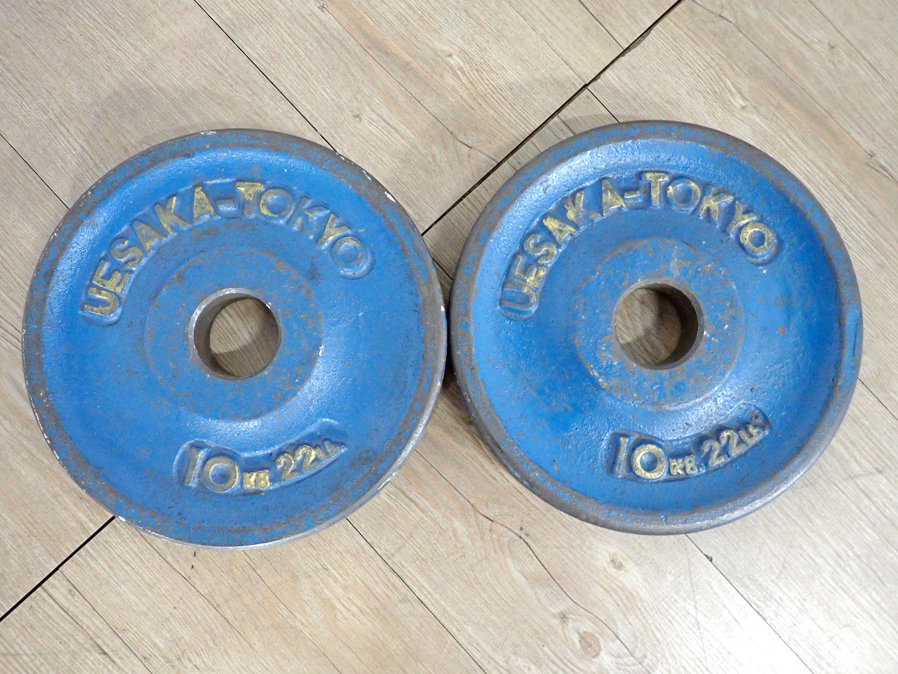 オリンピック プレート UESAKA-TOKYO 10kg 20kg ウエサカ 各2枚セット