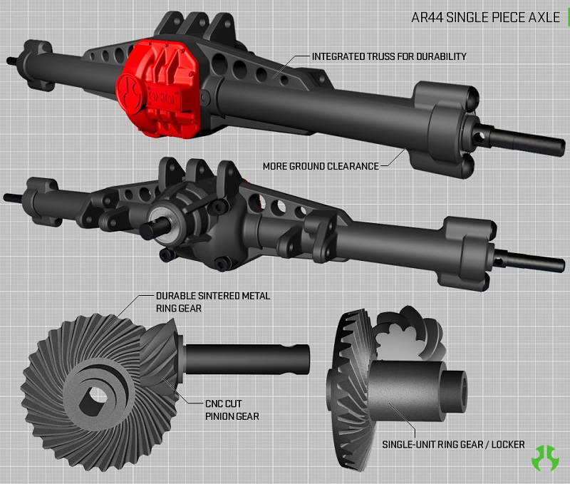 Axial SCX10 II Raw Builders Kit V2