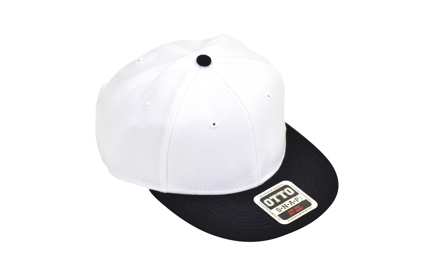 OTTO CAP ヘザーウールブレンド フラットバイザーキャップ(スナップ