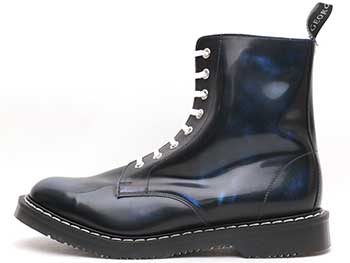 ジョージコックス14481ブルーラブオフレザー（インサイドジップ